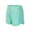 Green, variant on WRKEKC Men's Running Shorts Solid Color Outdoor Double Layer Liner Fitness Training Shorts with Phone Pocket Inner Drawstring Zipper 3-Inch Inseam