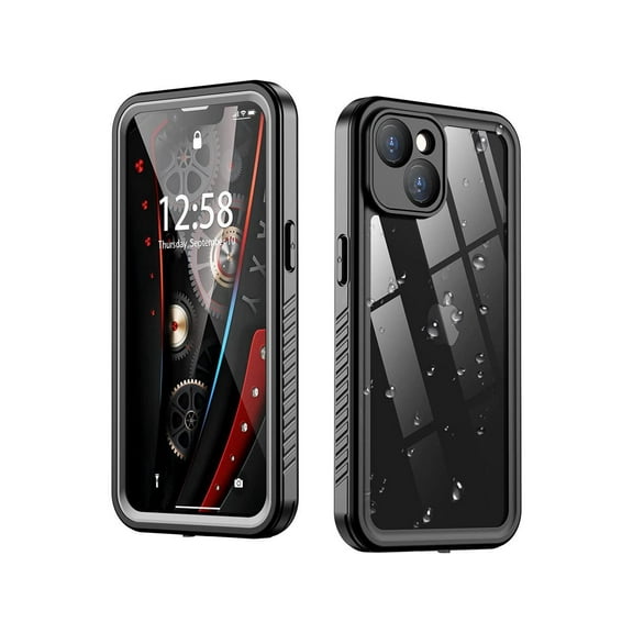 For iPhone 14 Plus Case Waterproof, Shockproof Bumper Case with Built-in Screen Protector, Dustproof Phone Case for iPhone 14 Plus 5G 6.7 inch