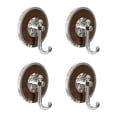 thumbnail image 2 of Ganchos Adhesivos de Pared para Baño y Dormitorio | Ganchos para Colgar Toallas y Joyas Sin Taladro | Paquete de 4 Percheros de Plástico para Organizar Espacios Pequeños, 2 of 7