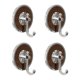 thumbnail image 2 of No Punching Green Dormitory Miscellaneous Items Hooks Jewelry Hanging Hooks Wall Mounted Bathroom Clothes Wall Mounted Racks 4pcs, 2 of 5