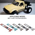 thumbnail image 3 of Baohd RCGOFOLLOW Chassis RC Car Part Reliable Rc Chassis For 1/16 WPL C14 C24 B14 B24 B16 Crawler RC Upgrade Part RC Car Accessories Red, 3 of 6