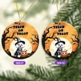 thumbnail image 2 of Trick or Treat Bichon Frise Needs Candy Happy Halloween Night Ceramic Round Ornament Bichons Dog Lovers Gifts Idea Home Tree Decor - 02020, 2 of 5