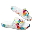 thumbnail image 3 of ibiyuan Slippers with Arch Support for Women Slides for Men Fashion Womens Shower Shoes Non Open Toe Womens Sandals Wide Width Cushioned Thick Sole, 3 of 6
