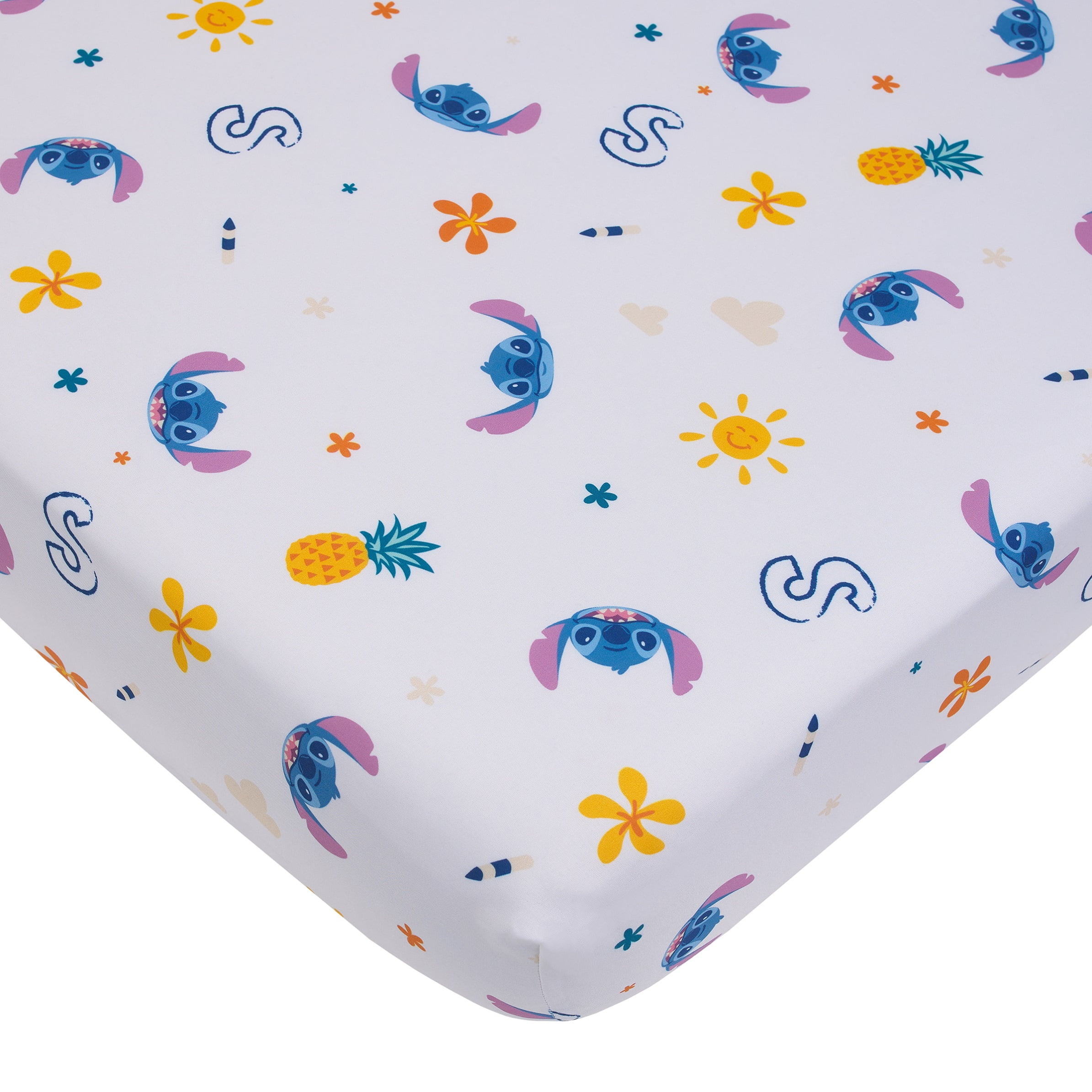 Disney "S" Is For Stitch 2 Piece Toddler Sheet Set, Stitch characters