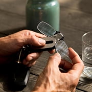 Always With You by ThinOptics Keychain Reading Glasses - Slim, Folding Armless Pocket Readers with Protective Keychain Case - Lightweight, Durable & Convenient - Black , Black 1.5x
