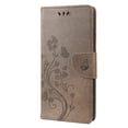 thumbnail image 5 of Allytech for Galaxy S24 FE Case Wallet, Galaxy S24 FE Case for Women, PU Leather Butterfly Flower Embossed Shockproof Protective Stand Cards Slots Wallet Case Cover for Samsung Galaxy A16 5G, Gray, 5 of 6
