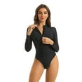 thumbnail image 2 of UPPADA One Piece Bathing Suits for Women Athletic Swimwear Comfy Ladies One Piece Swimsuit Full Coverage Cute Modest Swimsuit Vacation Outfits Black,S, 2 of 9