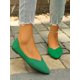 thumbnail image 3 of Spring/autumn Fashionable Black Ladies Flat Pointed Toe Shoes, Versatile, 3 of 4