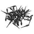 thumbnail image 1 of Unique Bargains 2BA Thread Plastic Soft Tip Dart Points Replacement Accessories, Black 50 Pack, 1 of 7