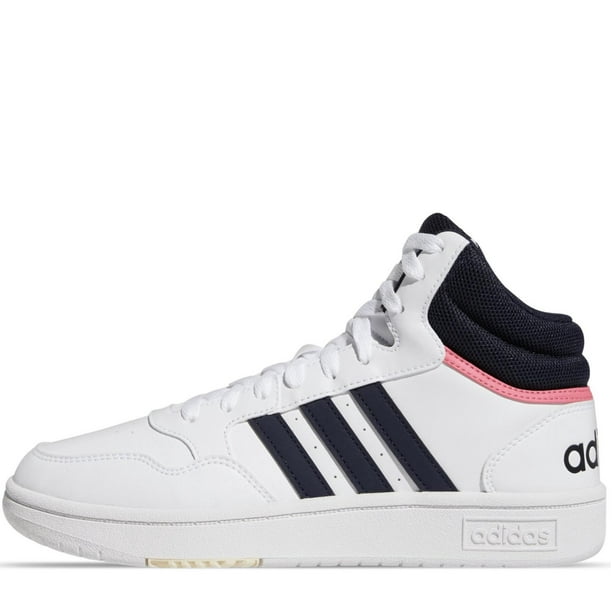 Tenis Adidas Hoops 3.0 MID para Mujer. GW5455 blanco 24.5 Adidas GW5455 HOOPS 3.0 MID