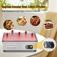 thumbnail image 6 of 22" Commercial Electric Griddle, 1600W Resterant Countertop Griddle, Stainless Steel Flat Top Grill with Adjustable Temperature Control,110V (NO PLUG), 6 of 7