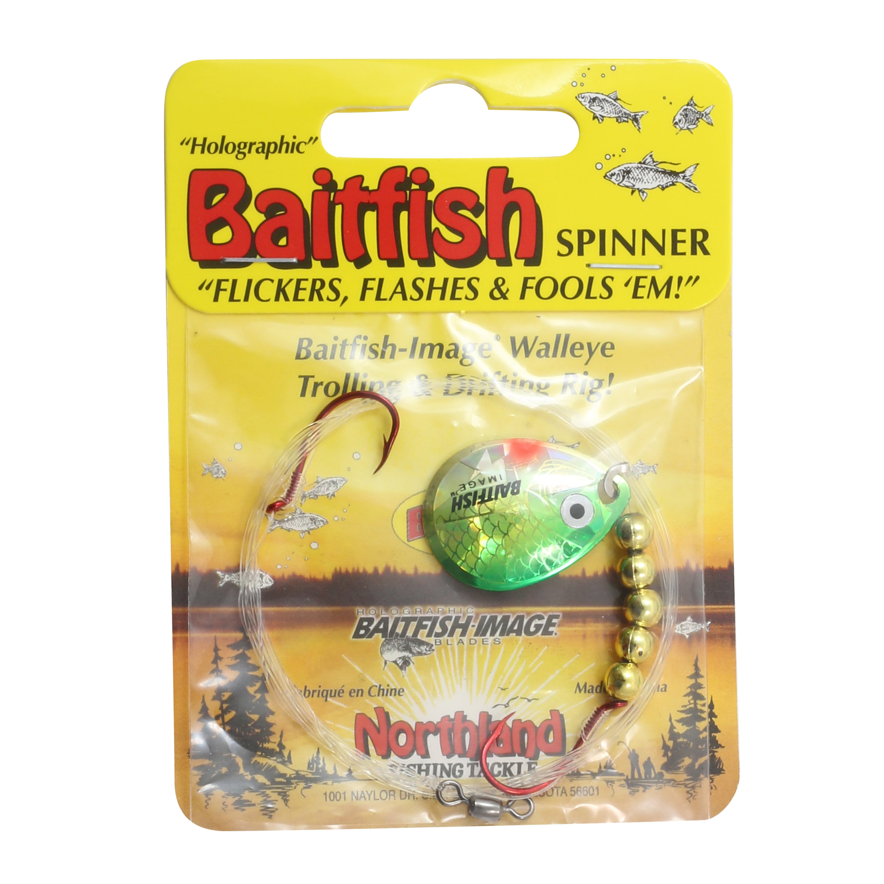 Northland Tackle Baitfish Spinner Harness, Spinner Rig, Freshwater
