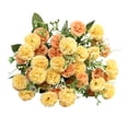 thumbnail image 4 of Flores de clavel artificiales, flor simulada, adorno reutilizable, realista para Café ligero, 4 of 8