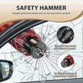 thumbnail image 4 of 4 Pack Emergency Car Window Breaker and Seatbelt Cutter - Safety Hammer for Vehicle Escape, 4 of 5