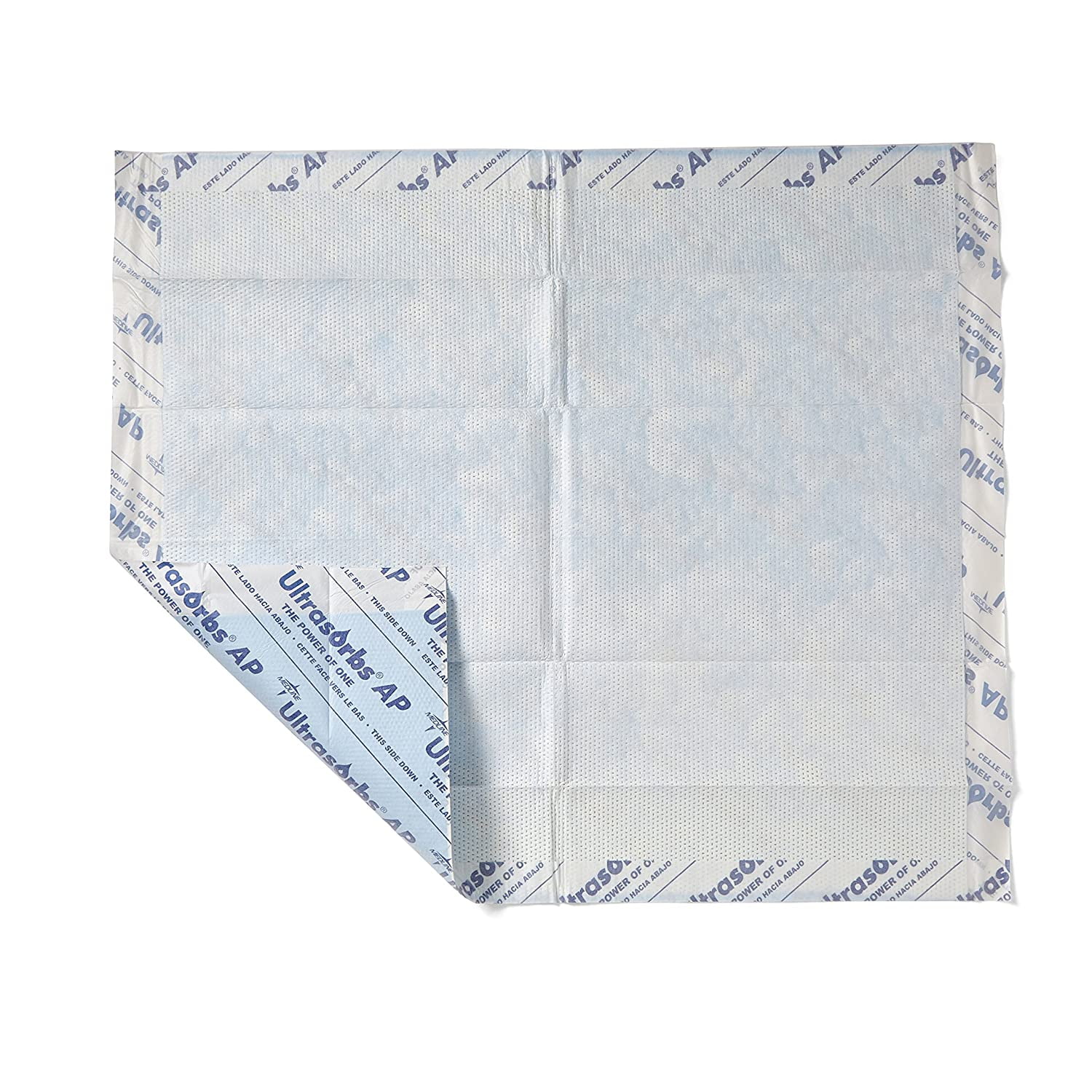 Medline Ultrasorbs AP Drypads, Super Absorbent Disposable Underpad, Can