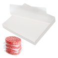 thumbnail image 1 of Uxcell 500 Pcs Hojas de Papel Pergamino Sin Blanquear para Hornear, 5.1 Pulgadas Papel para Hamburguesas, Papel de Pulpa Anti-adherente para Hornear, Asar o Almacenamiento de Carne, Blanco, 1 of 6