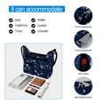 thumbnail image 5 of URSOFINE Women's Crossbody Bag Lightweight Ladies Travel Shoulder Messenger Bag with Adjustable Strap & Multiple Pockets Soft Across Bag Purse for Everyday Use (15+), 5 of 8