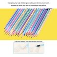 thumbnail image 3 of shiyou-30Pcs HB Pencil lapiz Non Slip Multi Color Cute Sharpened Wooden Pencils, Triangular Grip Writing Pencils matite hb with Eraser, for Adults, School, Office, Wedding Party Wooden Lead Pencils, 3 of 4