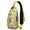 Yellow-65, variant on Cute Bee Print Sling Backpack, Lightweight Crossbody Daypack with Honeycomb and Bumble Bee Cartoon Pattern, Honeybee Lover Gift Design, Anti-theft Travel Bag for Bee Lovers, Outdoor, Gym, Daily Use