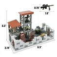 thumbnail image 4 of WW2 Army Military Base Model Building Kits Boys Toys Military Mini Army Supplies Guns Building Blocks Sets, 4 of 7