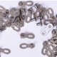 thumbnail image 2 of KALLORY 1Par Para Cadena De Cadena Plateada Accesorio Resistente, 2 of 8