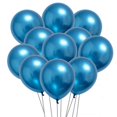 thumbnail image 1 of Globos Ztikug de látex metálico azul, 50 unidades, 30 cm, para cumpleaños, 1 of 6