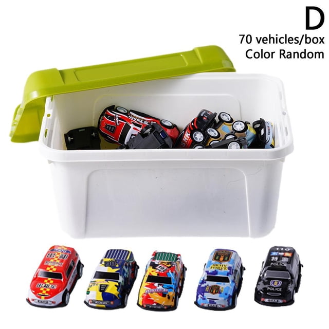 Seau de Collection Collection 20-70 Voitures de Course en Alliage Divers Jouets en Alliage - D1R6
