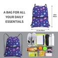 thumbnail image 2 of Xecao Space for Drawstring Bags,Pull String Backpack Bags,String Bag Sackpack, 2 of 6