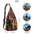 thumbnail image 3 of Waterproof Hiking Backpack - Lightweight Travel Sling Bag for Men & Women, Adjustable Crossbody Chest Shoulder Daypack for Running, Camping & Outdoor, 3 of 4