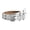 white, variant on Women’s Punk Star Grommet Belt, Hollow Out Double Row Waist Belt for Jeans Dresses