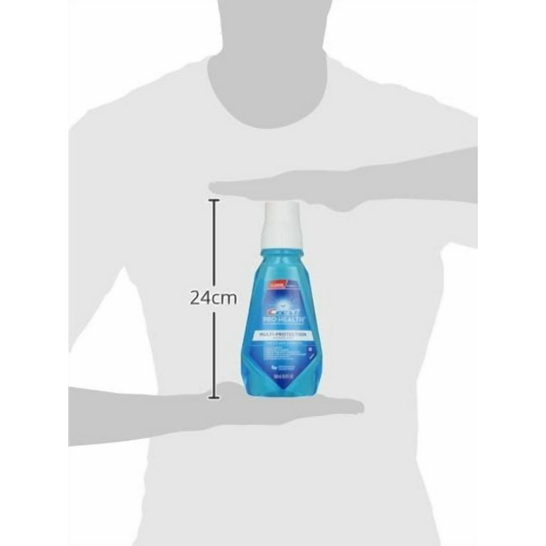 4 pack) Crest Pro-Health Alcohol Free Mouthwash, Clean Mint, 500