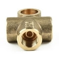 thumbnail image 6 of 3 Way Tee Piece Brake Clutch T 3/16 \" Pipe Metric M10 Pipe Connector Female, 6 of 7