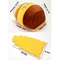 thumbnail image 5 of Cat Bed Honey Pot Cat Bed for Indoor - Comfortable Memory Foam Pet Furniture with Cat House Tent - with Removable Washable Cushioned Pillow, Cute Soft Self Warming Kitten beds for Breeds, 5 of 9