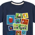thumbnail image 3 of Peanuts - Christmas - 50 Cent Holiday Stamps - Toddler & Youth Short Sleeve Graphic T-Shirt, 3 of 5
