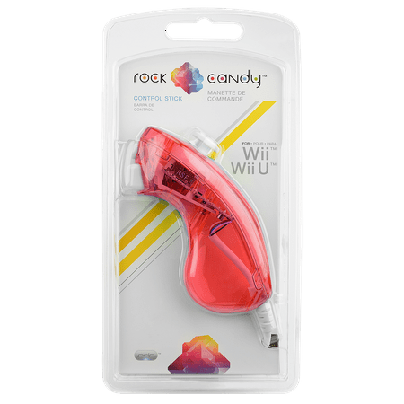 PDP Rock Candy Wii/Wii U Control Stick Controller, Stormin' Cherry, 8580R