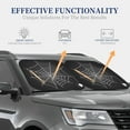 thumbnail image 5 of Uemuo A Web With A Spider Printed 2 PCS Car Windshield Sun Shade, Auto Sun Heat and UV Rays Blocker, Foldable Automotive Front Window Sunshade Protector, 5 of 7