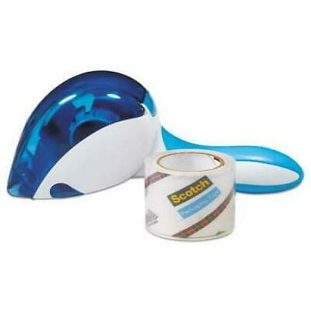 Scotch Easy Grip Tape Dispenser with One Roll of Tape, 1.5" Core, For