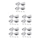 thumbnail image 1 of Advancent Office Hotel Glass Clamp Shelf Holder Aluminum Furniture Door Screw Bedroom Hardware Panel Alloy Mounted Bracket Type2 NO2, 1 of 6