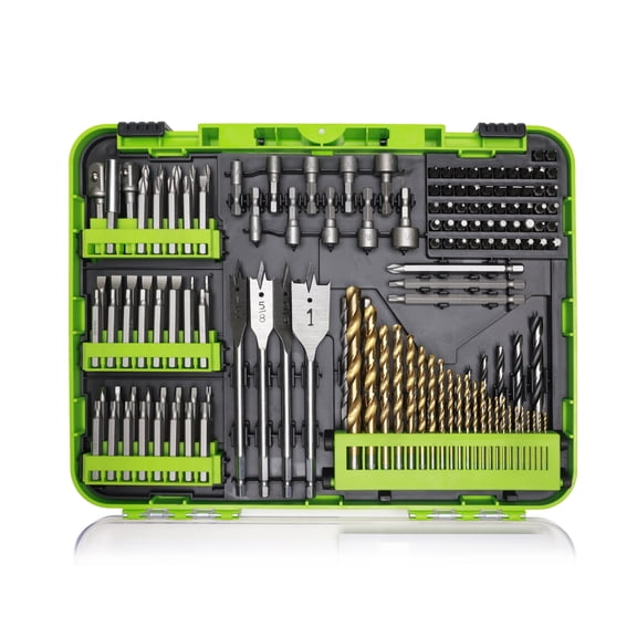 Greenworks 150 Pc Drill and Drill Bit Set with Case PA50103A1