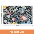 thumbnail image 4 of 20x32 Inch Distressed Floral Rug - Green, Modern, Washable, Non-Slip Area Rug for Entryway, Bedroom, Bathroom, Laundry Room - Small Accent Carpet, 4 of 5
