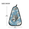thumbnail image 6 of Hanging Hand Towels For Kitchen Bathroom Home Decor Lightweight Flying Kitten, 6 of 6