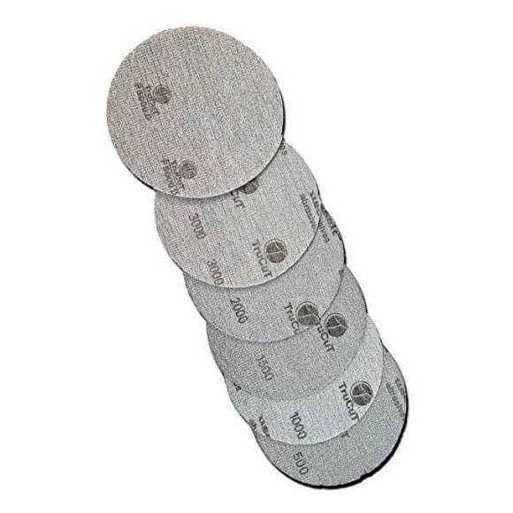 Creating the Difference TruCut Sanding Pads | Made Specifically for Bowling Balls | Resurfacing – Surface Management (18 Pack Variety All Grits 500/1000 / 1500/2000 / 3000/5000, 5 inch)