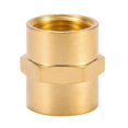 thumbnail image 4 of Sanpaint Paquete de 2 acopladores NPT de latón hembra de 1/2" x 1/2", 4 of 4