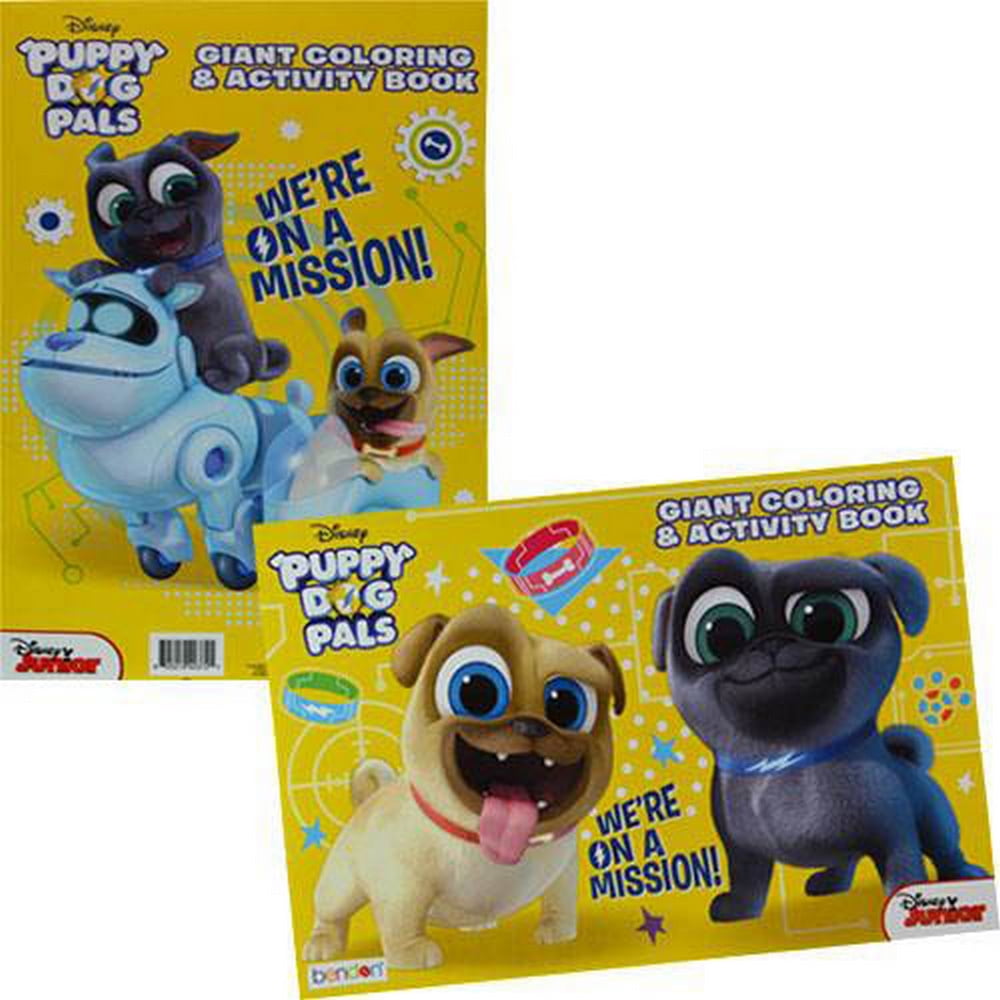 Puppy Dog Pals Giant Coloring and Activity Book (1) - Walmart.com