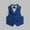 Blue, variant on Delliss Boy's Formal Suit Vest Solid Dress Waist Coat Fashion Vest Casual Jacket Size 2-14 Years