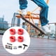 thumbnail image 3 of Eigraketly Ruedas de monopatín de 51mm, rodamientos de rodillos de tabla larga, arandelas, juego de bujes de patinaje de calle, parque, deportes al aire Patinetes eléctricos Rojo Eigraketly OD020102-02, 3 of 6