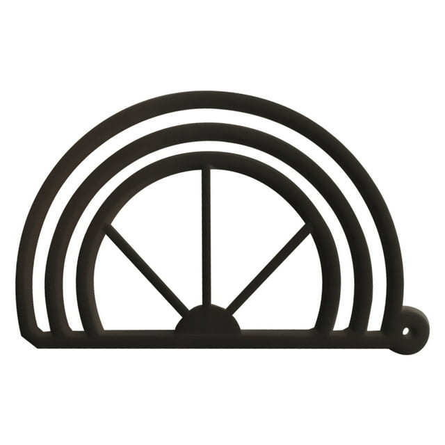 Kearding Negro Personalizar estilo con sombrero Banda curva Alas curvadas Hecho simple Hecho con doblador de ala de sombrero ABS Almacenamiento y organización del hogar negro (actualizado)