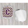 thumbnail image 4 of Letter C Chevron Purple and Gold Compact Mirror CJ1058-CSCM, 4 of 4