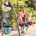 thumbnail image 3 of Lifetime Kid's Adventure Tower Swing Set with Spider Swing, Slide and Climbing Wall (90804), 3 of 8