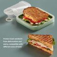 thumbnail image 4 of Boîte à Toast en Plastique PP, Conteneur à Sandwich portable, Boîte à lunch, Boîte à Collation portable, Boîte de Rangement portable, Boîte à lunch pour Travail École, 4 of 7